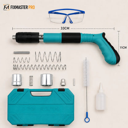 FIXMASTER QuickGun Clavadora Manual Portátil - Incluye 100 Clavos de Regalo