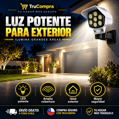 Foco Led Solar - Tipo Cámara